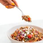 Farro Greek Salad with Feta and Dill Recipe