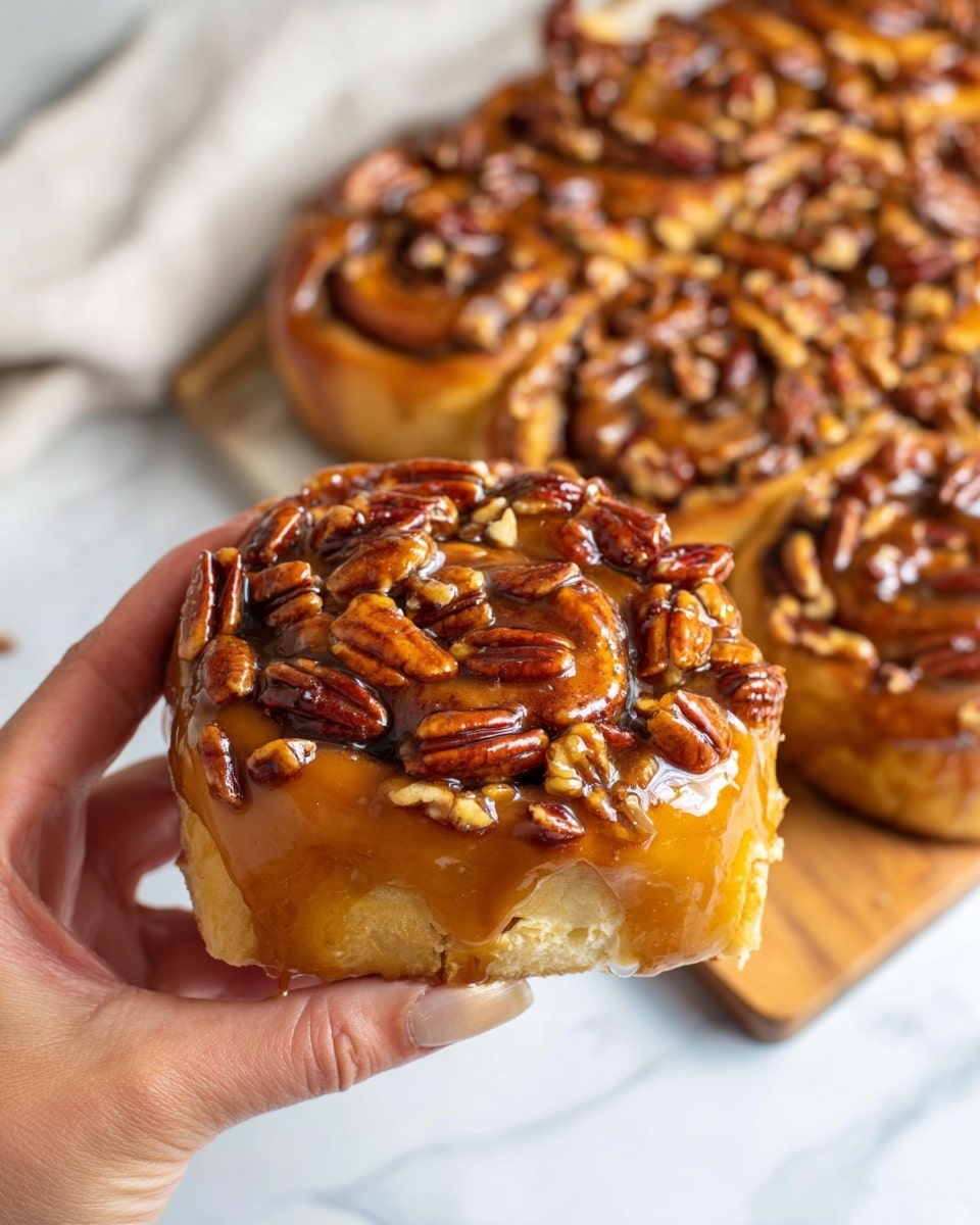 Sticky Pecan Cinnamon Buns Recipe