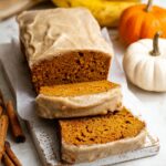 Pumpkin Banana Bread with Maple Glaze Recipe