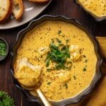 Hearty Cheddar Garlic Herb Potato Soup Recipe