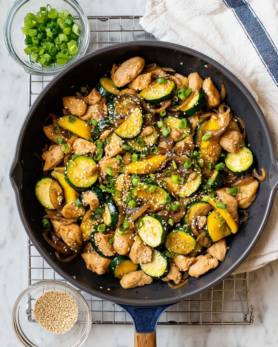 Easy Chicken and Zucchini Stir Fry Recipe