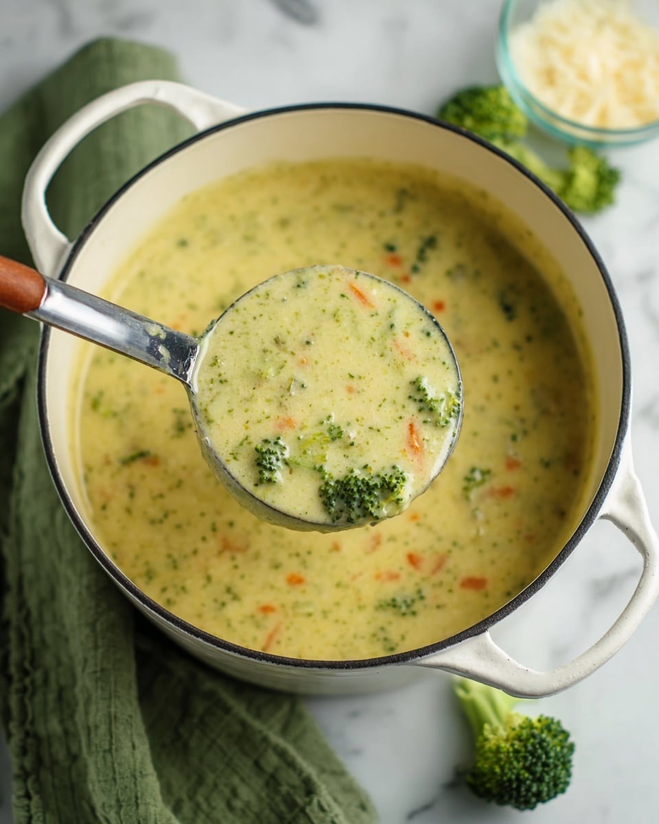 High Protein Broccoli Cheddar Soup Recipe