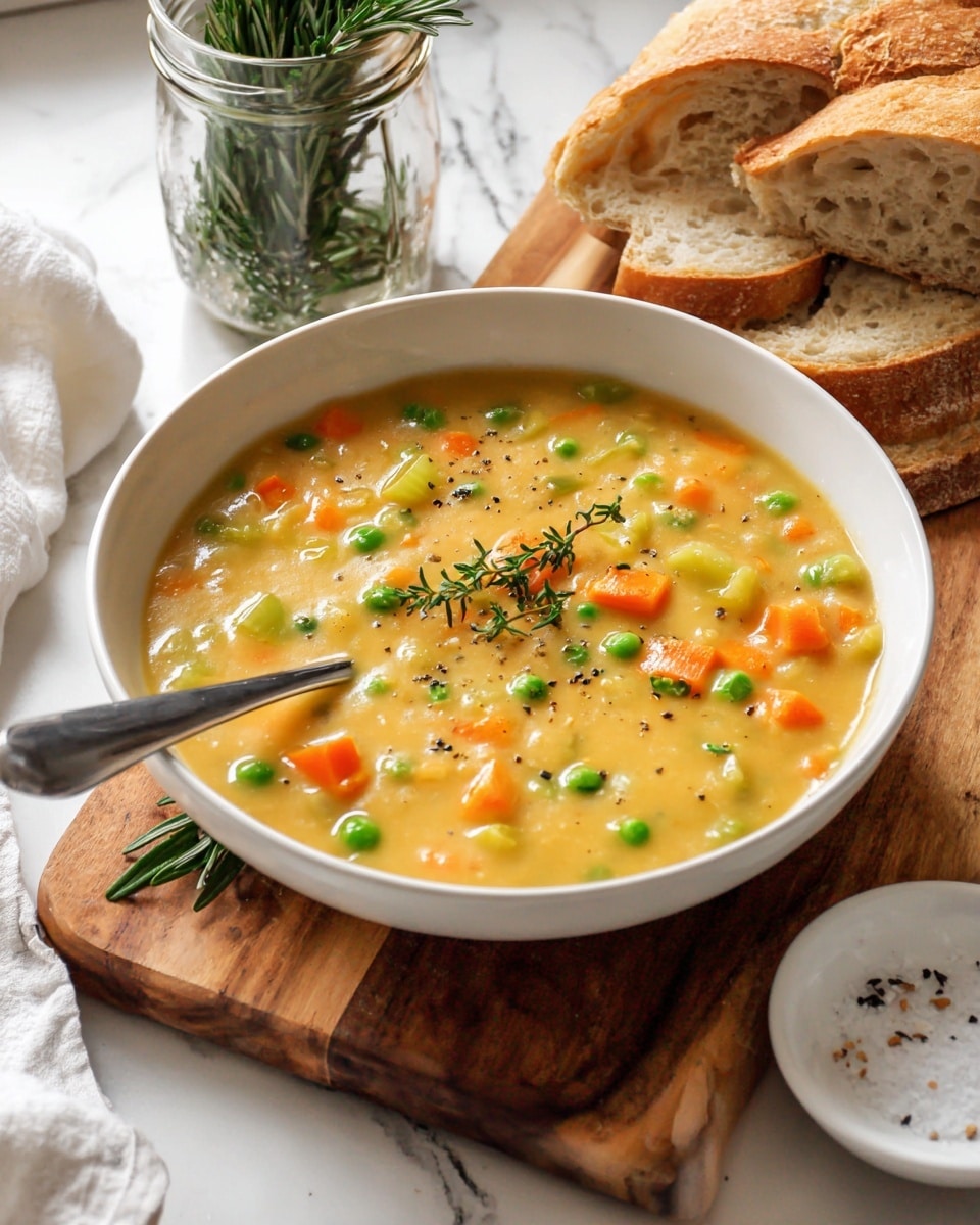 One-Pot Creamy Vegetable Soup Recipe