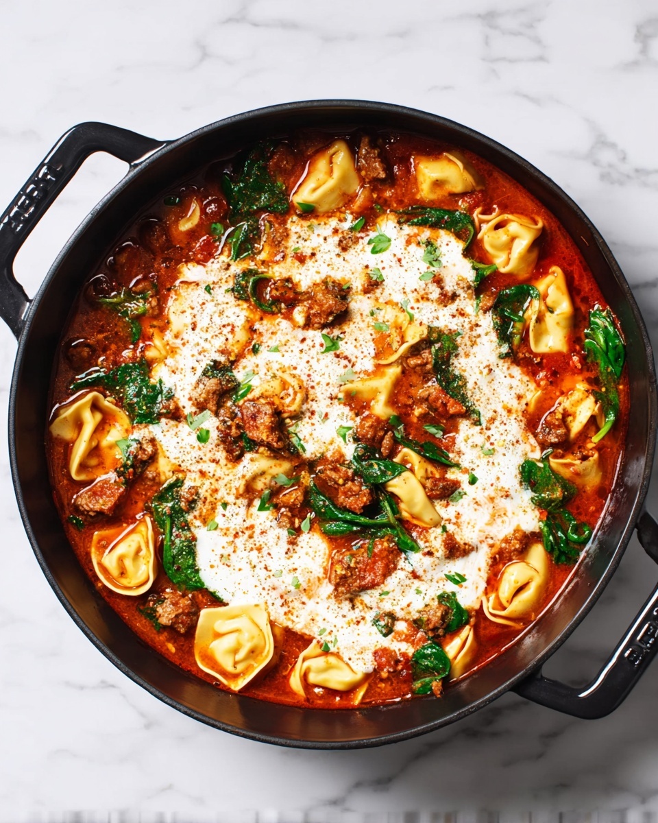 Creamy Sausage Tortellini Soup Recipe