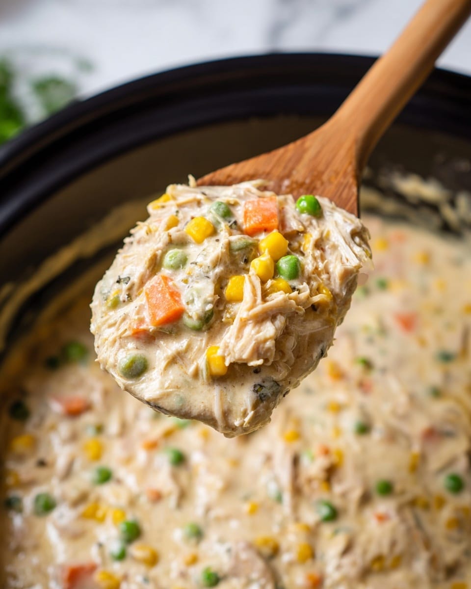 Easy Slow Cooker Chicken Pot Pie Recipe - Recipe Image