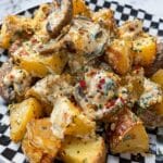 Crockpot Garlic Parmesan Chicken and Potatoes Recipe