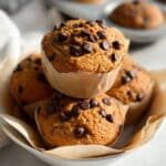 Gluten Free Pumpkin Muffins with High Protein and Chocolate Chips Recipe