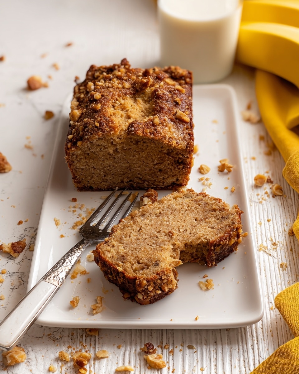Vegan Cinnamon Crunch Banana Bread Recipe
