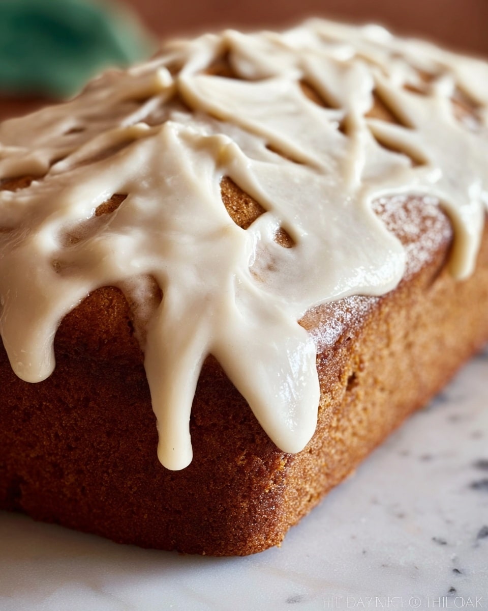 Pumpkin Bread with Browned Butter Maple Frosting Recipe
