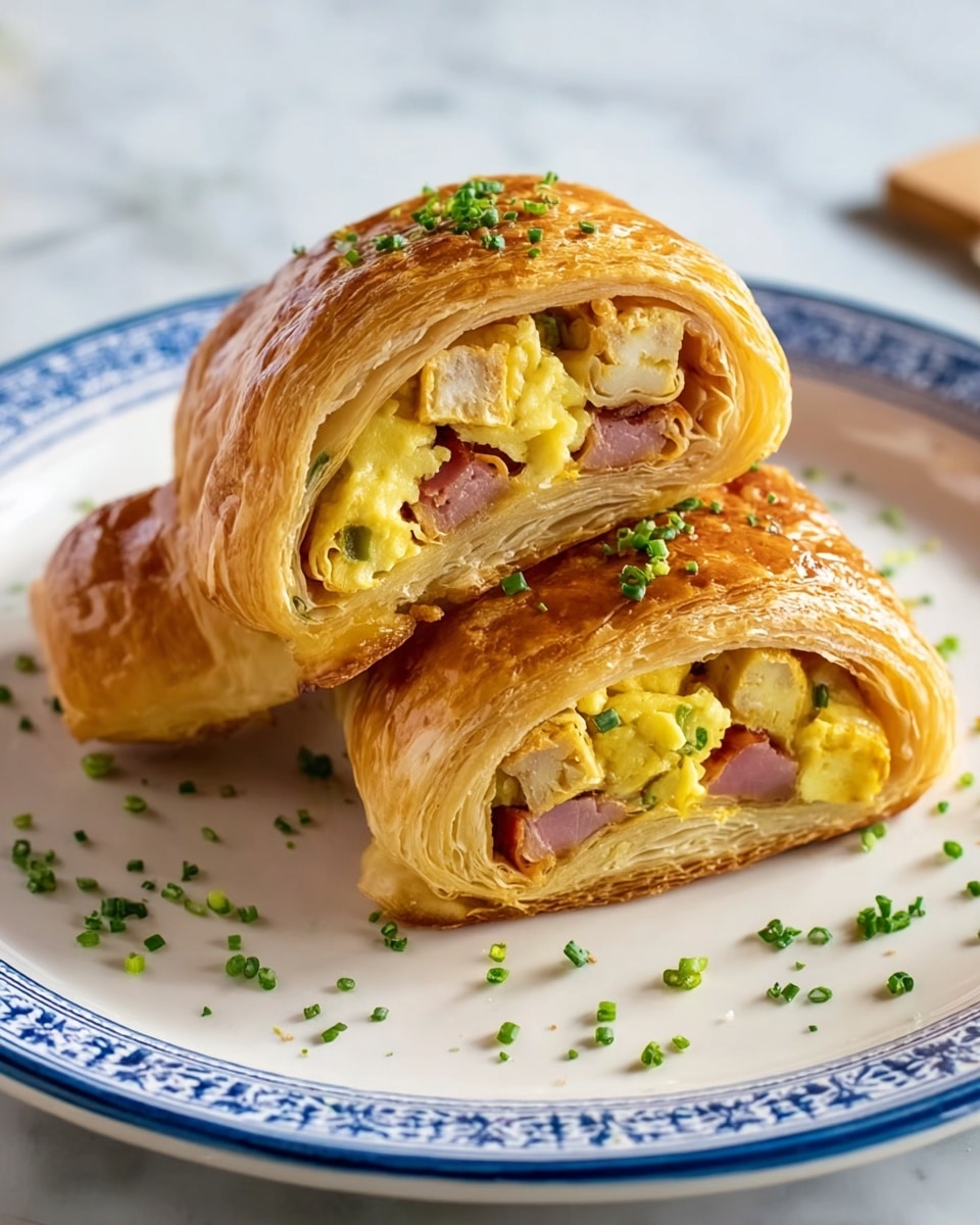 Sausage Egg Breakfast Roll-Ups Recipe