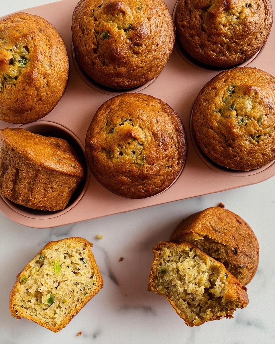 Zucchini Banana Bread Muffins Recipe - Recipe Image