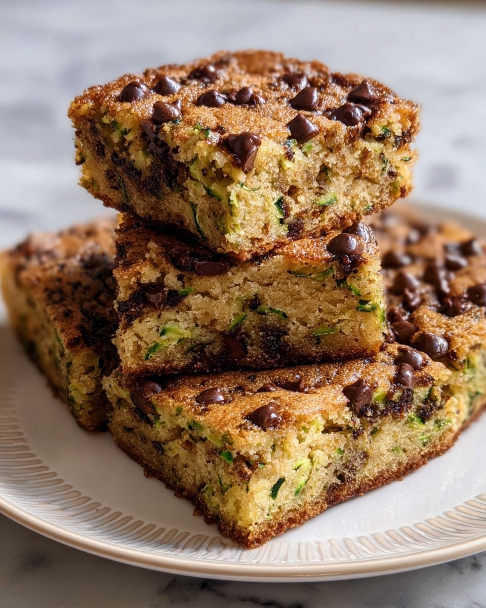 Chocolate Chip Zucchini Cookie Bars Recipe - Recipe Image