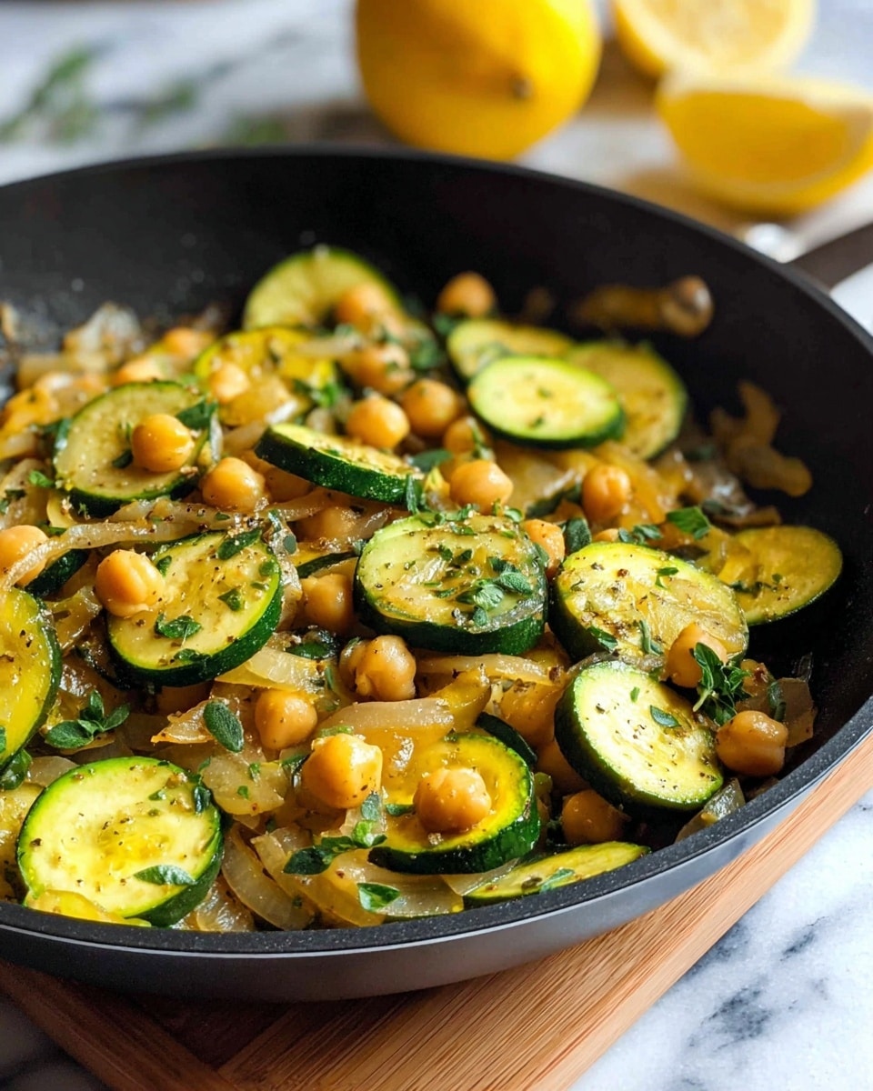 Zucchini Chickpea Skillet Dinner Recipe - Recipe Image