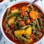 Loaded Hamburger Soup Recipe