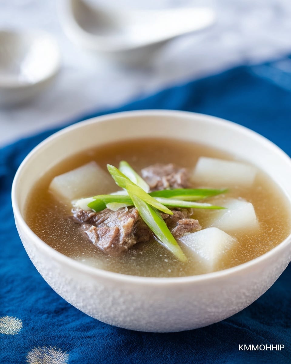 Korean Beef and Radish Soup (Seogogi Mu Guk) Recipe