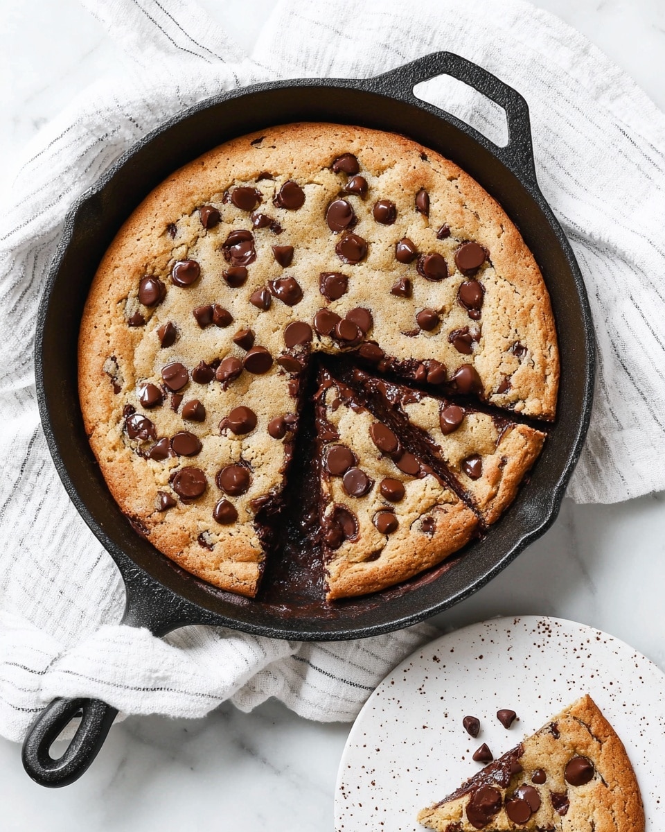 Nutella Stuffed Deep Dish Cookie Recipe - Recipe Image