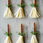 Cheesy Witches Pretzel Broomsticks Recipe