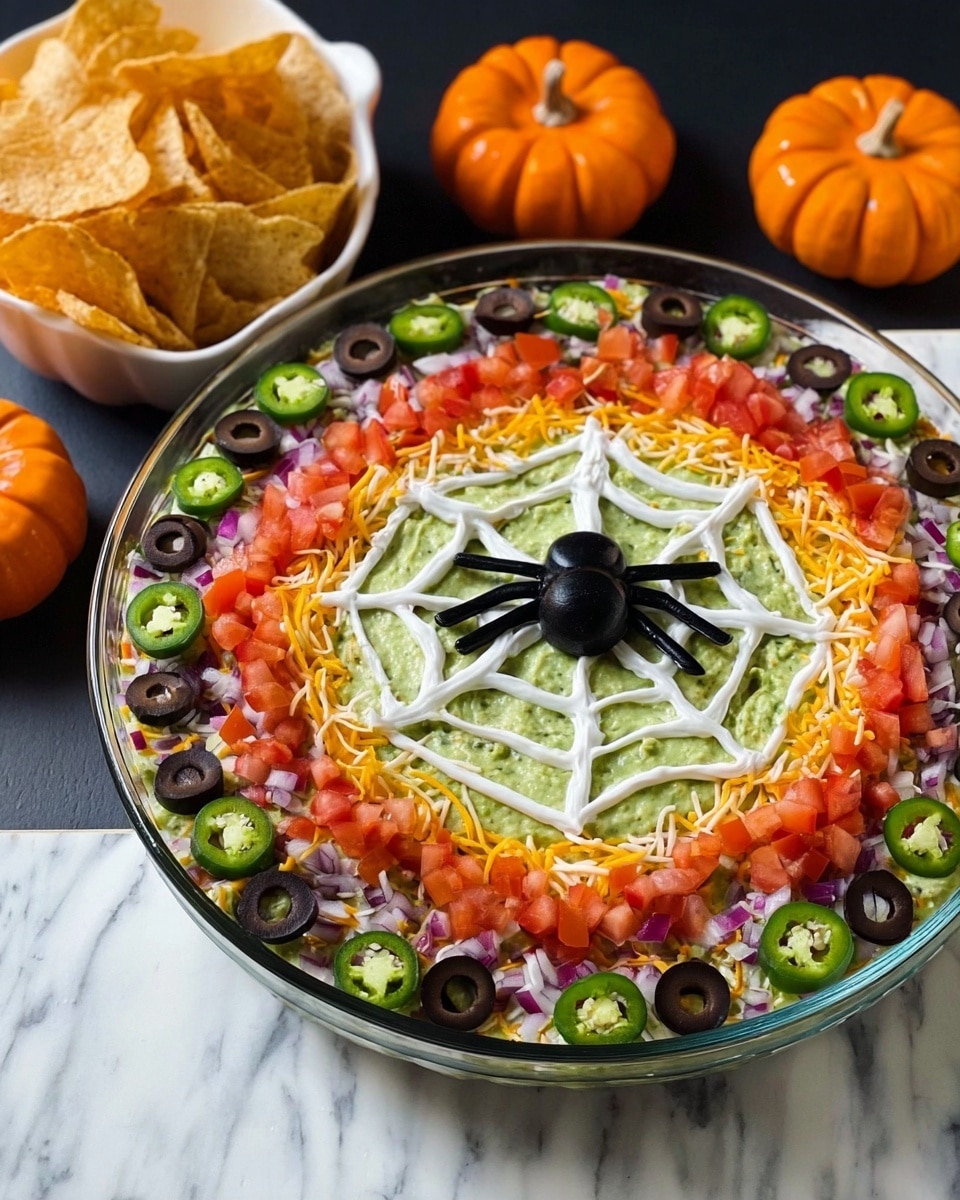 Seven Layer Spider Web Dip Recipe