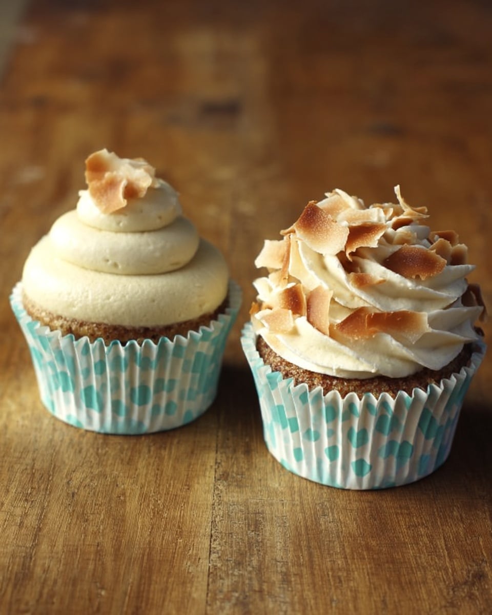Chocolate Coconut Cupcakes with Toasted Coconut Buttercream Recipe