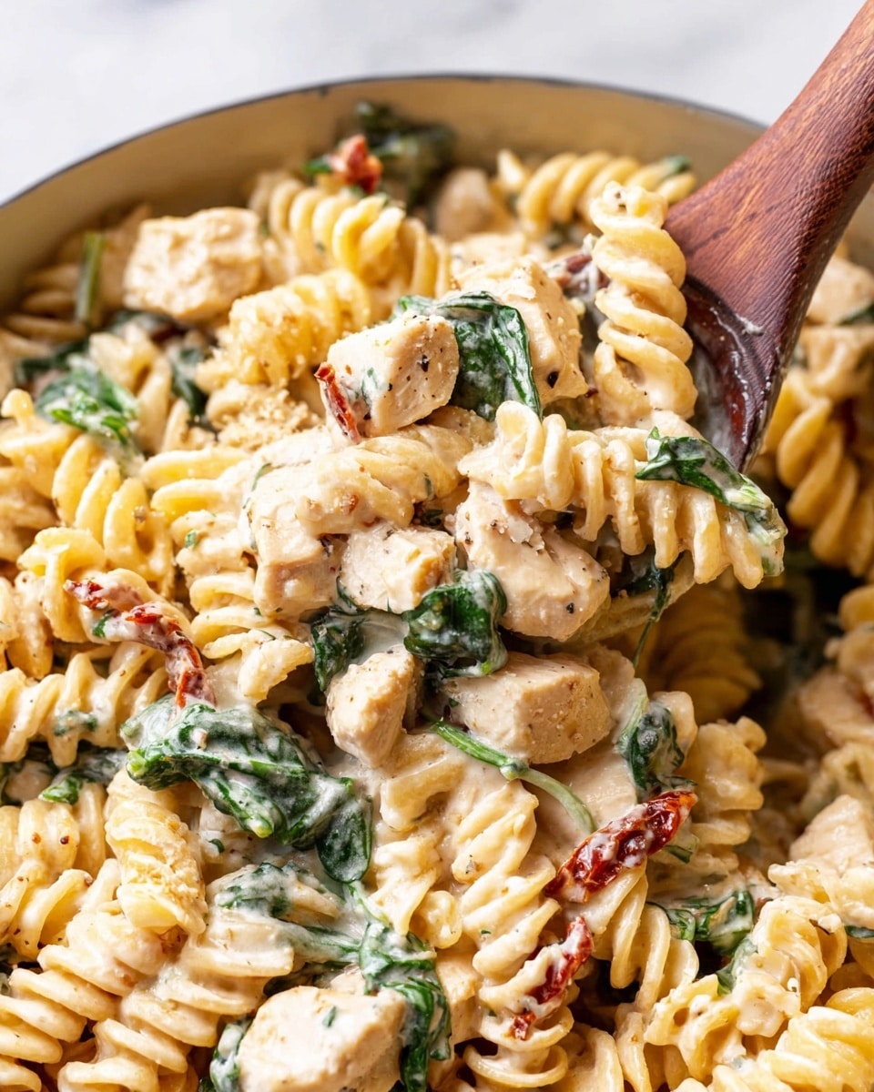 Creamy Sun Dried Tomato Chicken Pasta Recipe