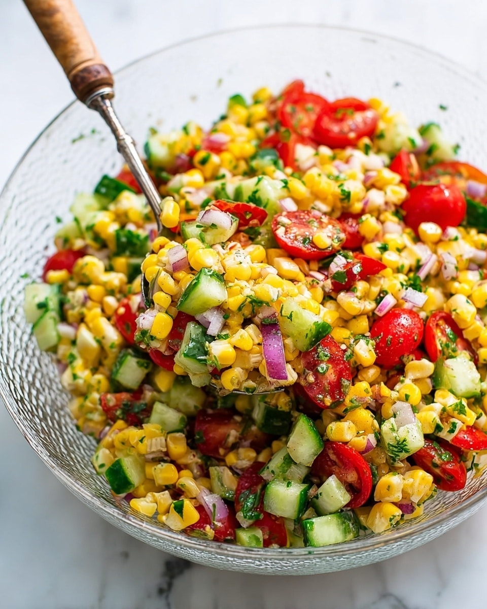 Fresh Corn Salad with Lime Dressing and Cotija Cheese Recipe