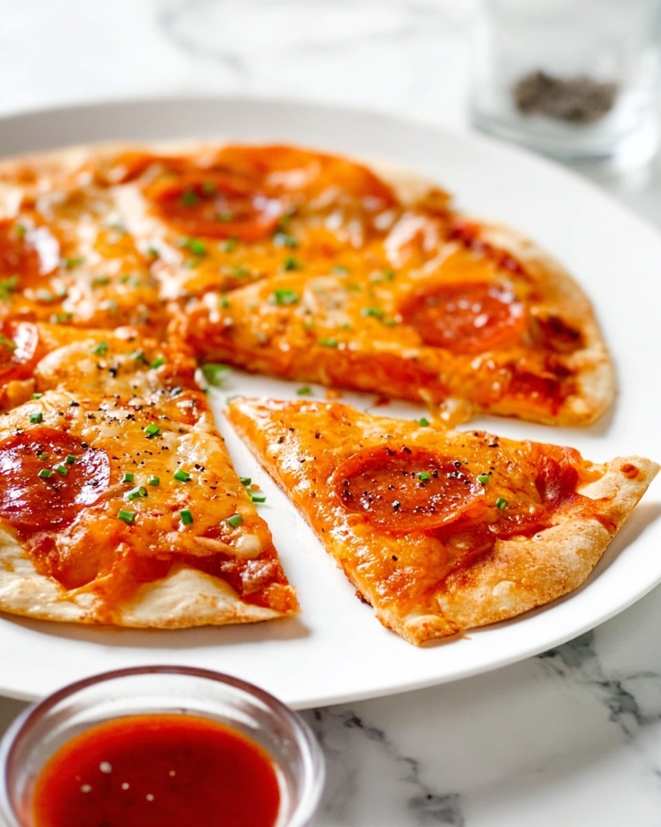 Cottage Cheese Pizza Flatbread (Viral Protein Recipe) Recipe - Recipe Image