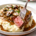 Steak Diane with Mushroom and Cream Sauce Recipe