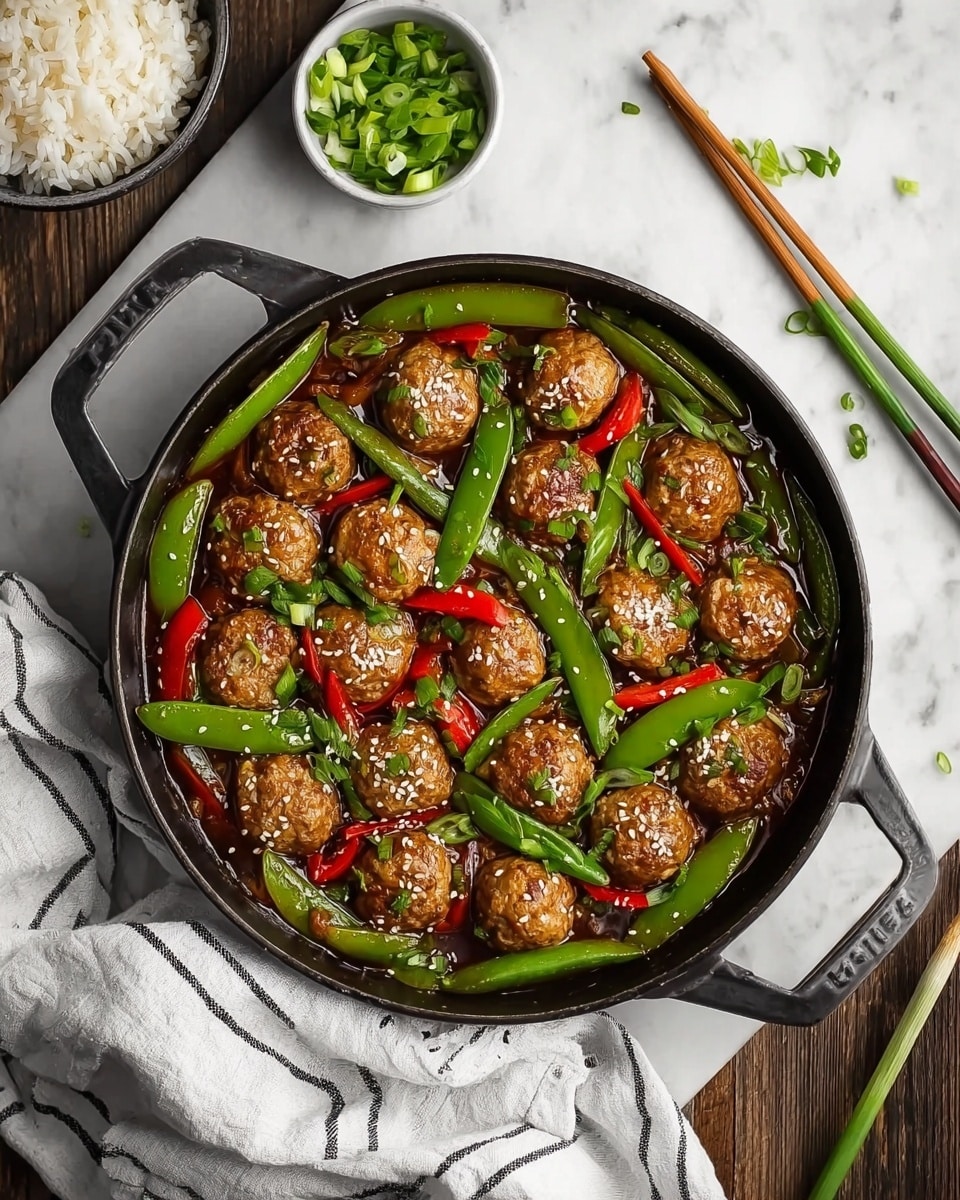 Honey Garlic Meatballs with a Sweet and Savory Sauce Recipe