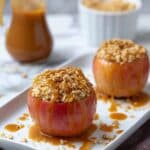 Stuffed Cheesecake Apples with Caramel Recipe