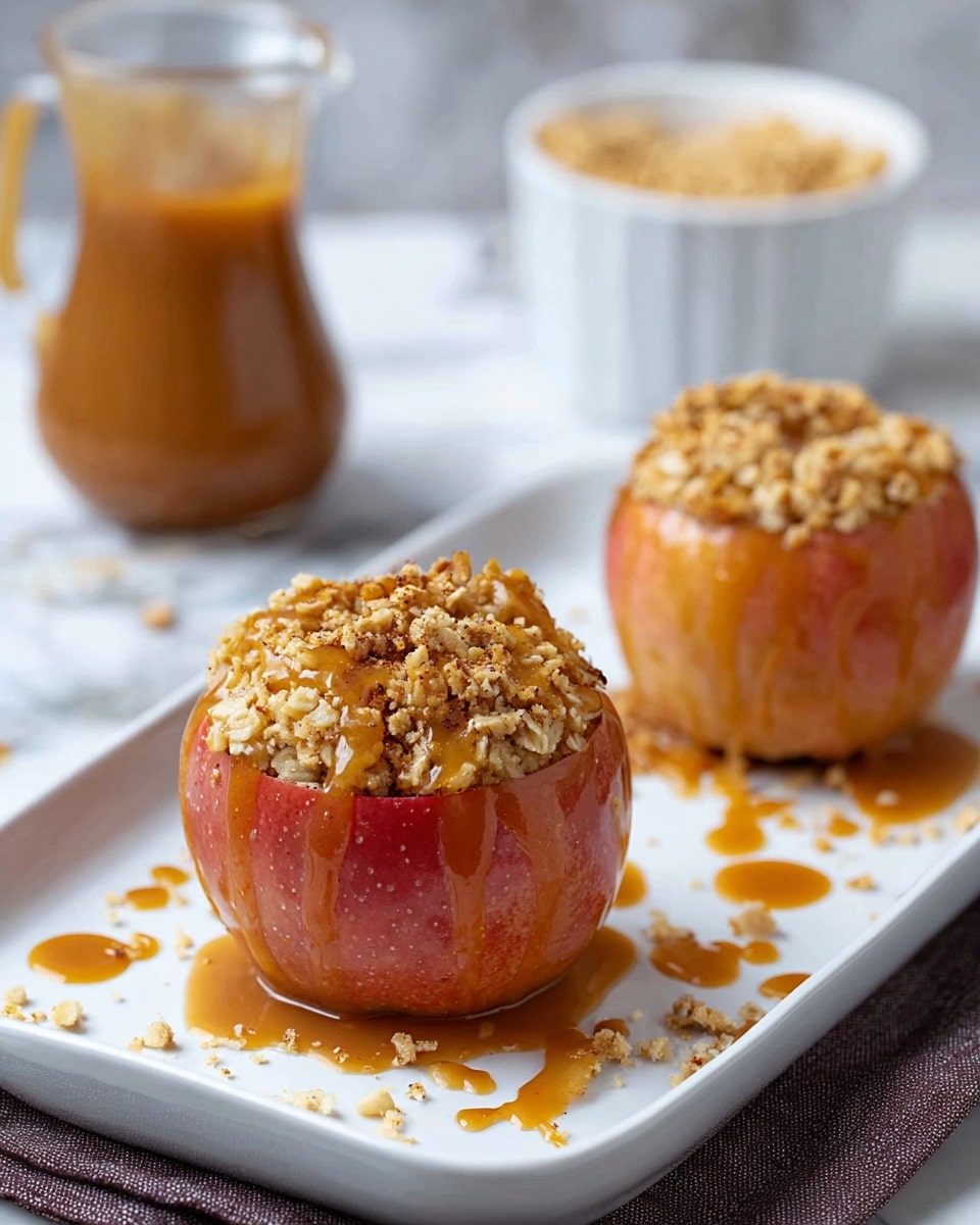 Stuffed Cheesecake Apples with Caramel Recipe