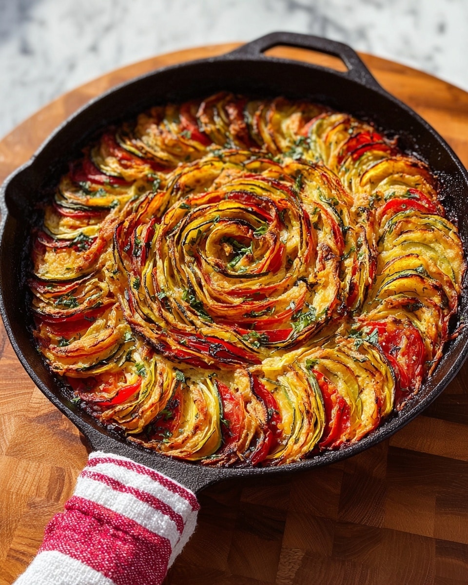 Breakfast Veggie Crinkle Cake Recipe - Recipe Image