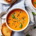 Middle-of-Winter Creamy Tomato Soup (Canned Tomatoes) Recipe