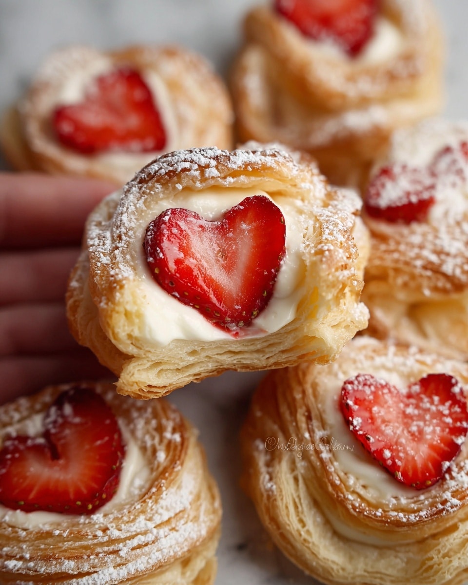 Vegan Strawberry Cream Danish Recipe