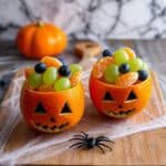 Jack-O-Lantern Orange Fruit Cups Recipe