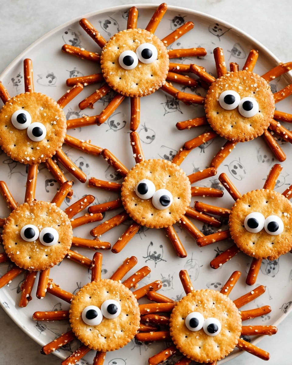 Spider-Themed Ritz Cracker Sandwiches Recipe