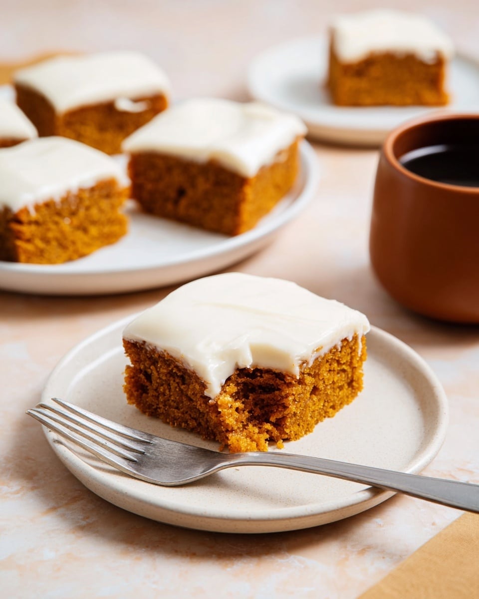 Pumpkin Bars with Cream Cheese Frosting Recipe