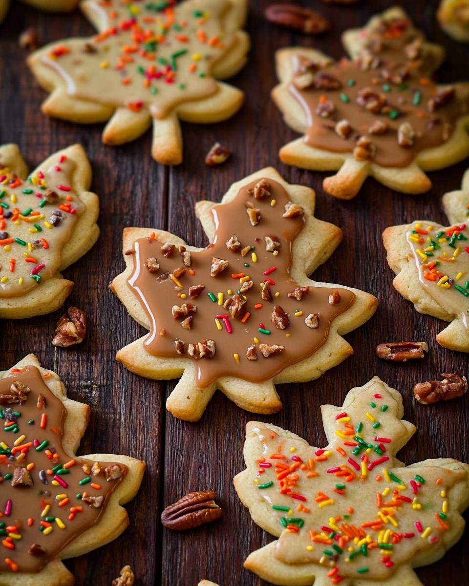 Glazed Maple Shortbread Cookies Recipe