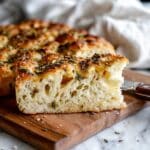 Overnight No Knead Focaccia Bread Recipe