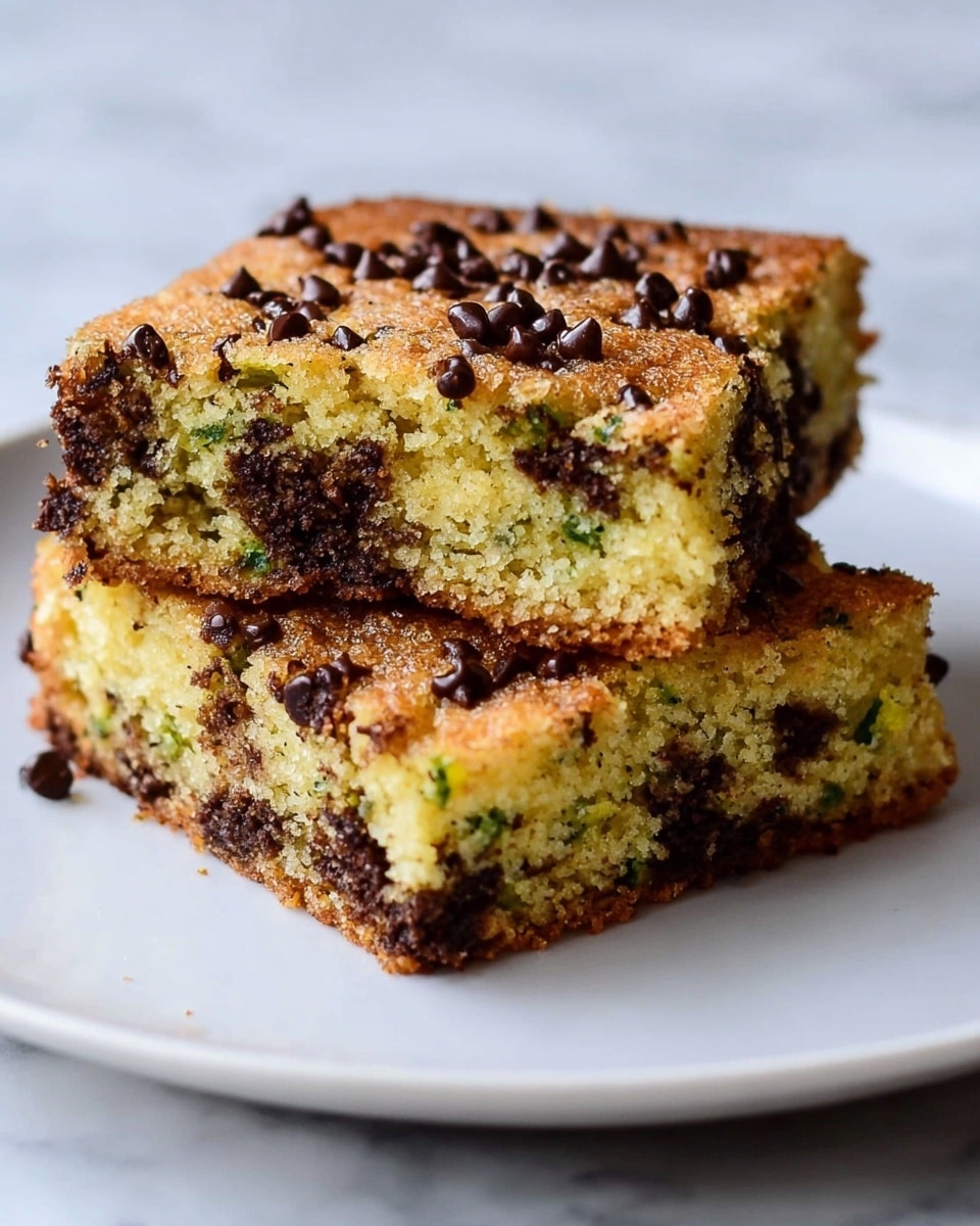 Chocolate Chip Zucchini Cookie Bars Recipe
