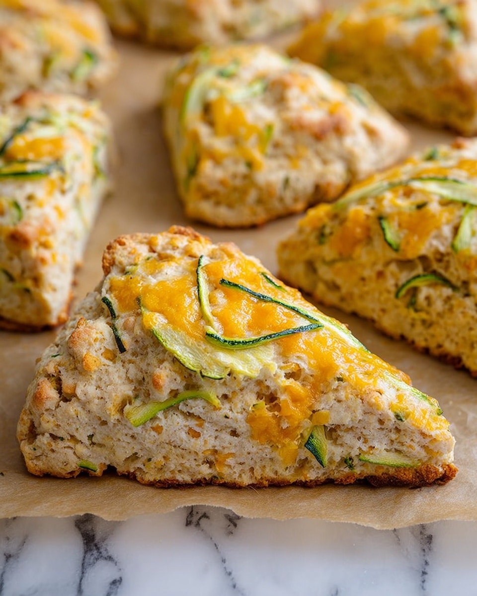 Zucchini Cheddar Scones Recipe