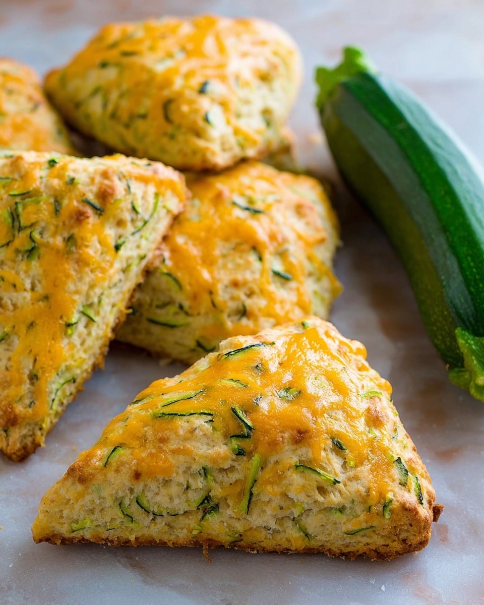 Zucchini Cheddar Scones Recipe - Recipe Image