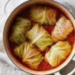 Lentil Bolognese Stuffed Cabbage Rolls Recipe