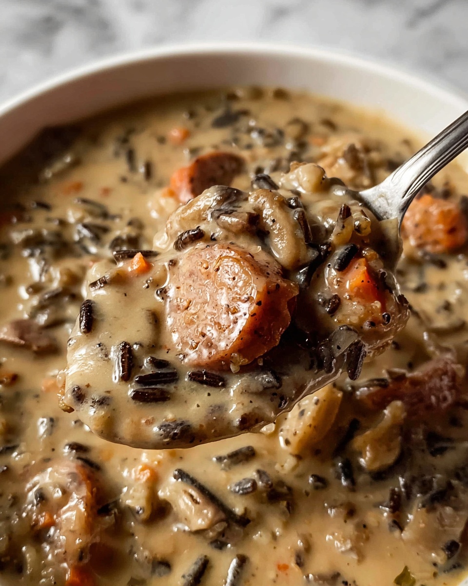 Parmesan Mushroom Chicken and Wild Rice Soup Recipe