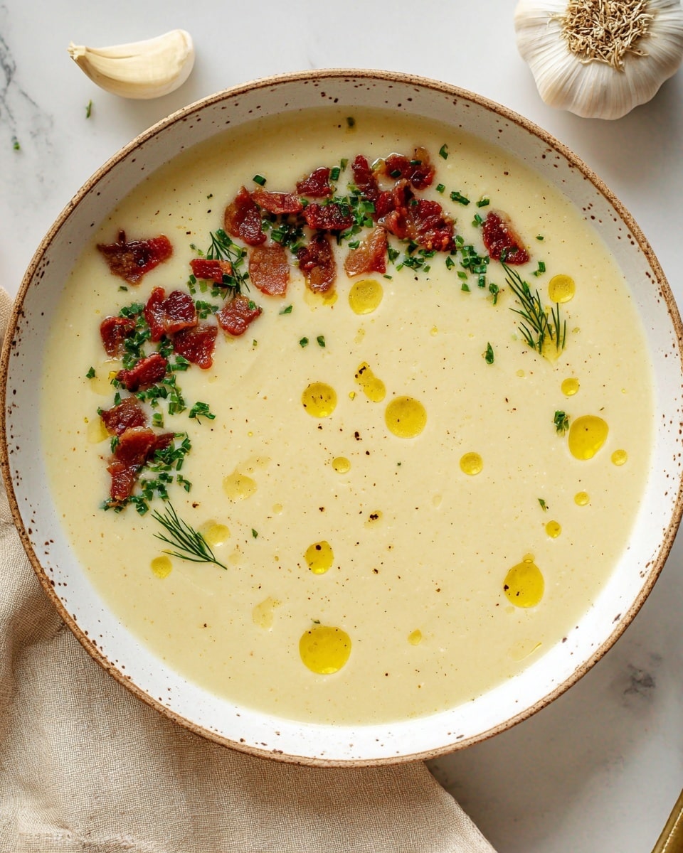 Easy Roasted Garlic Soup Recipe