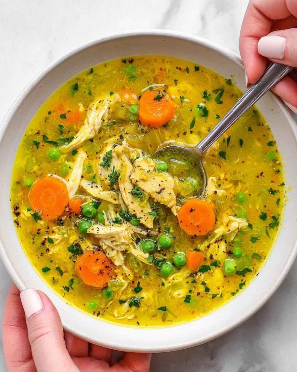 Anti-Inflammatory Turmeric Chicken Soup Recipe