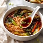 Spicy Korean Noodle Soup (Quick & Healthy) Recipe
