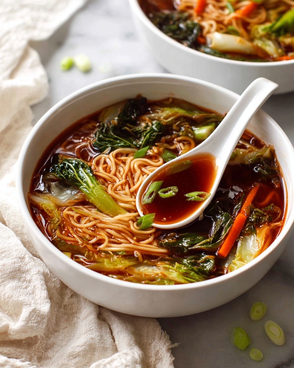 Spicy Korean Noodle Soup (Quick & Healthy) Recipe