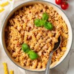 One Pan Cheesy Tuna Pasta Recipe
