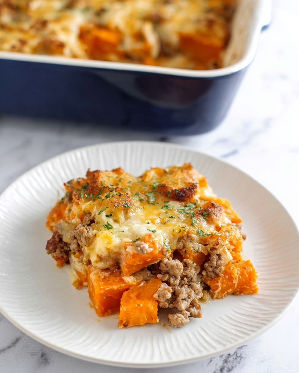 Ground Turkey and Sweet Potato Casserole Recipe - Recipe Image