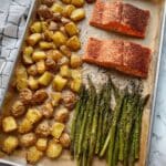 Salmon, Potato, and Asparagus Sheet Pan Meal Recipe